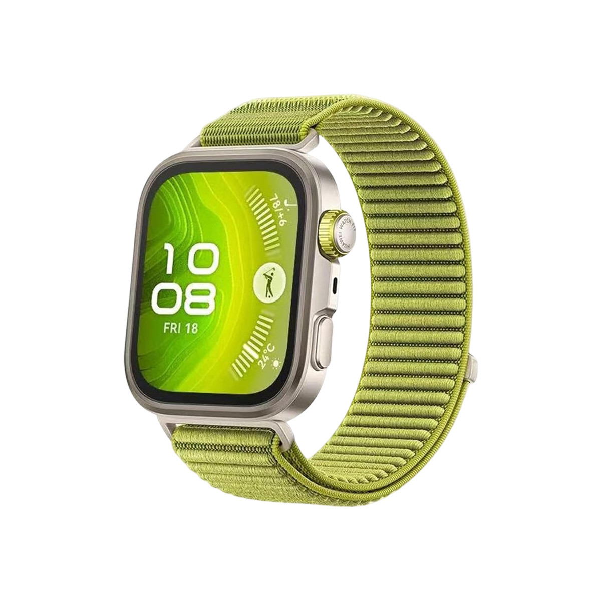 Newface Huawei Fit 4 Braid Kordon - Açık Yeşil — görsel 3