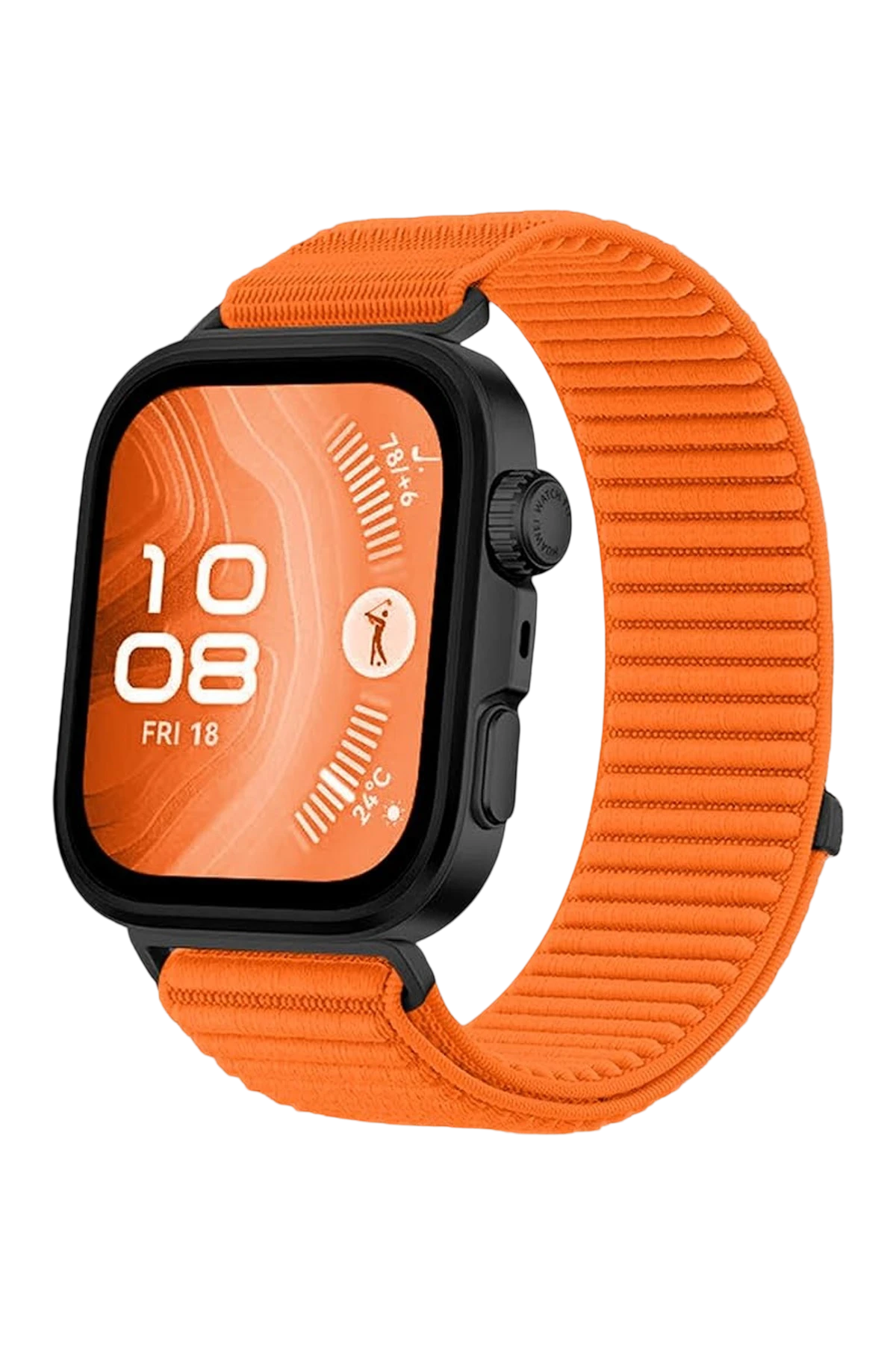 Newface Huawei Fit 4 Braid Kordon - Turuncu