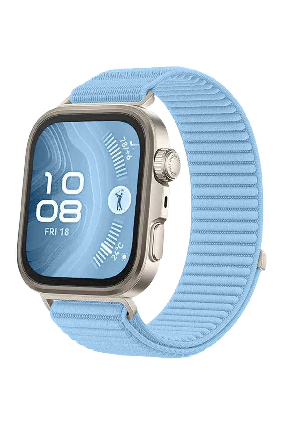 Newface Huawei Fit 4 Braid Kordon - Açık Mavi