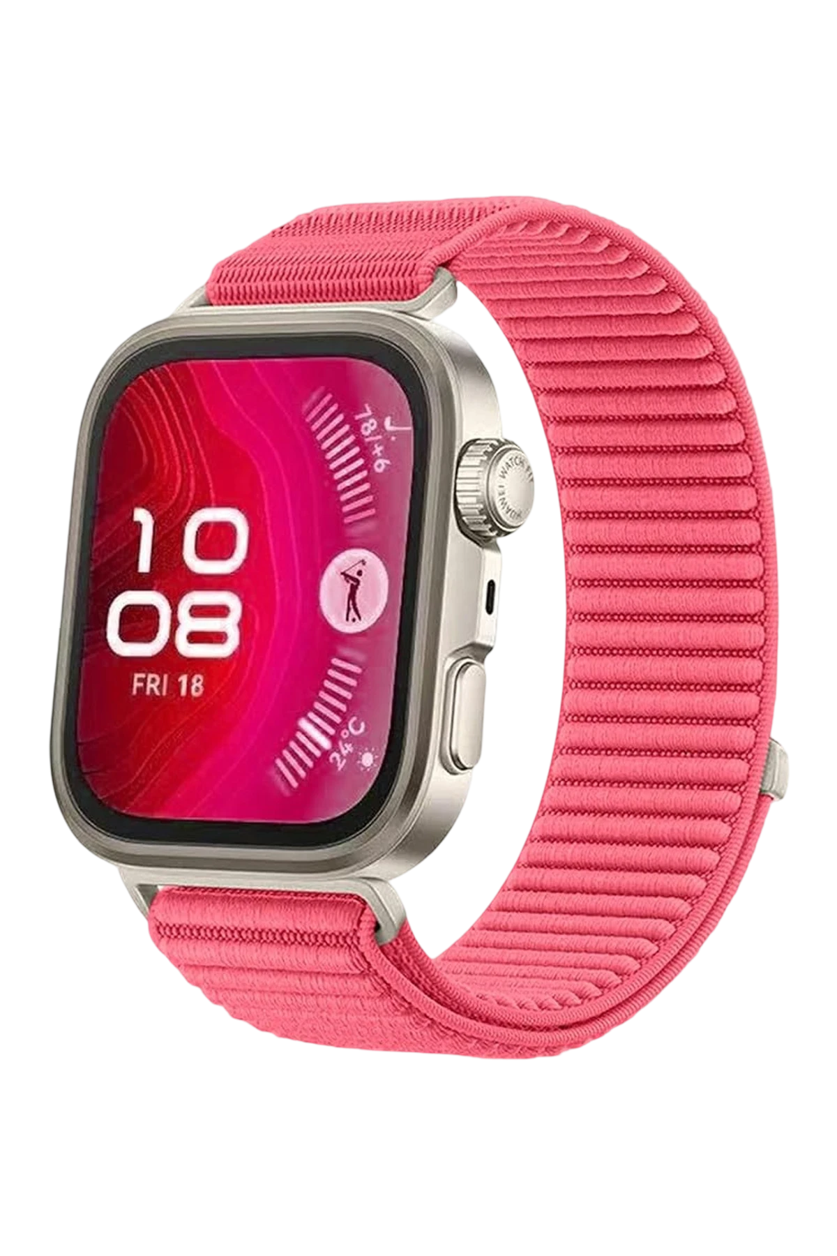 Newface Huawei Fit 4 Braid Kordon - Rose