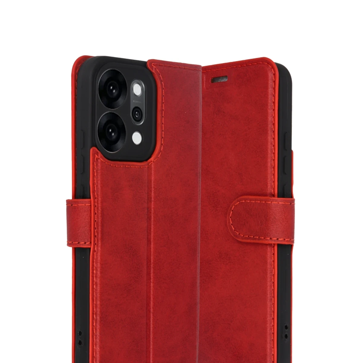 Newface Oppo Reno 14 Trend S Plus Kapaklı Kılıf - Kırmızı — görsel 5