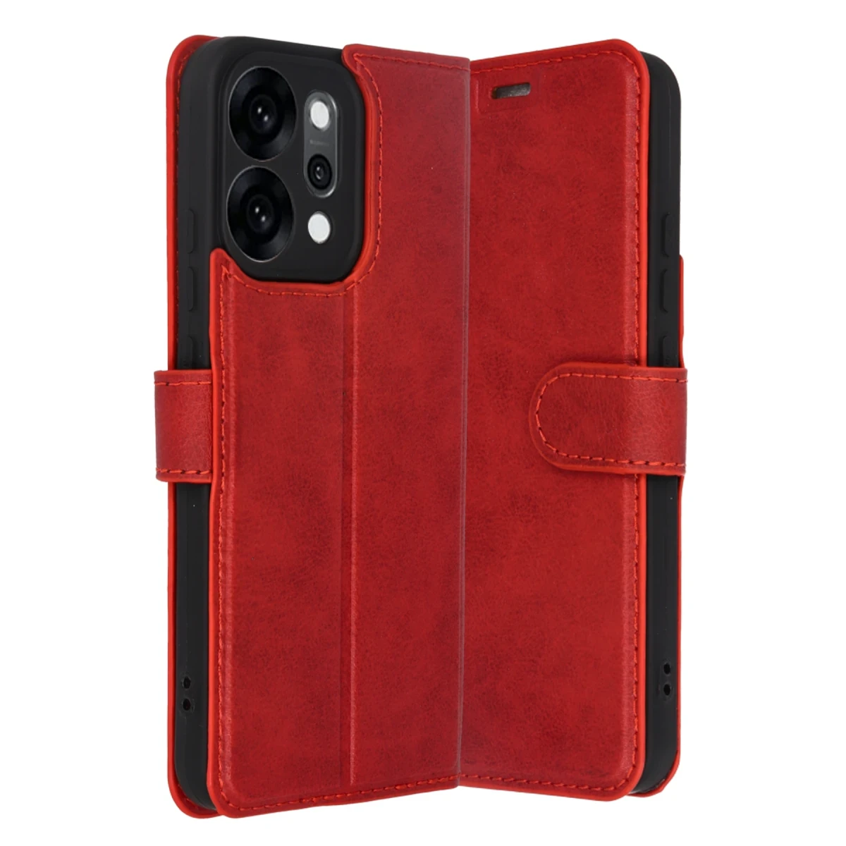 Newface Oppo Reno 14 Trend S Plus Kapaklı Kılıf - Kırmızı — görsel 4
