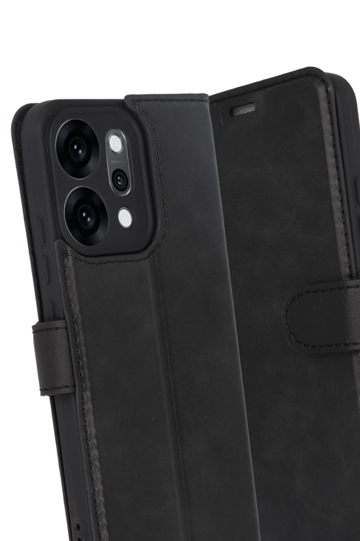 Newface Oppo Reno 14 Trend S Plus Kapaklı Kılıf - Siyah