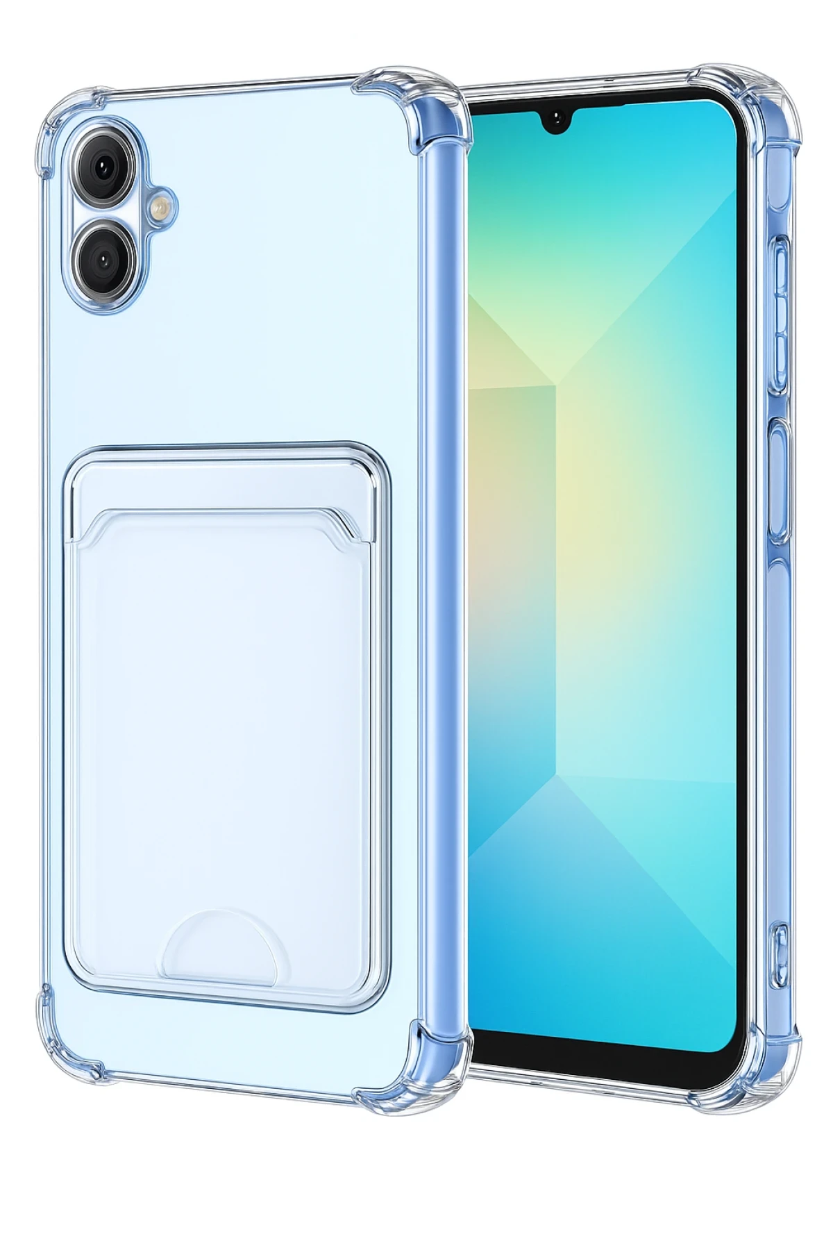 Newface Samsung Galaxy A07 Kart Şeffaf Silikon - Şeffaf