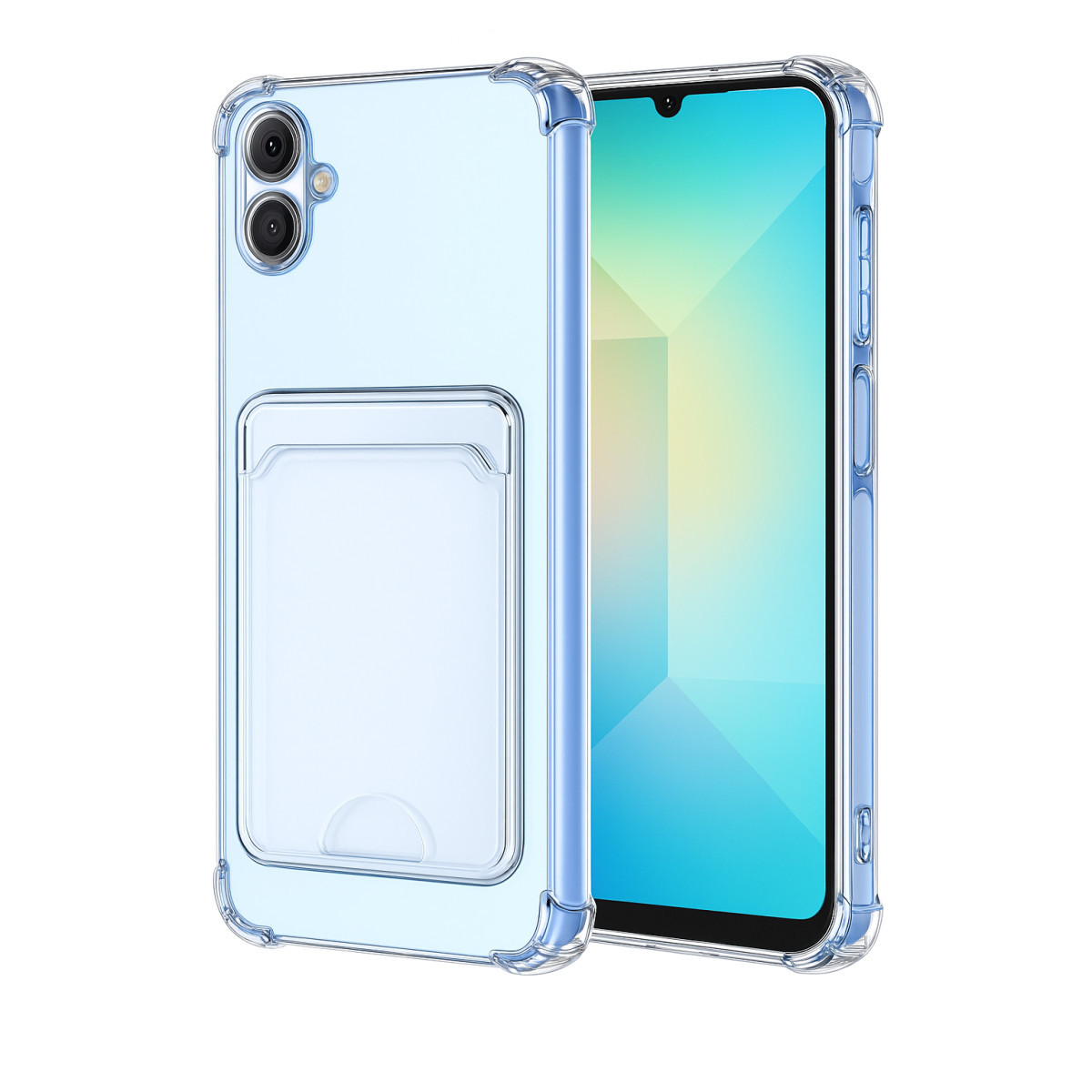 Newface Samsung Galaxy A07 4G Kart Şeffaf Silikon - Şeffaf — görsel 3