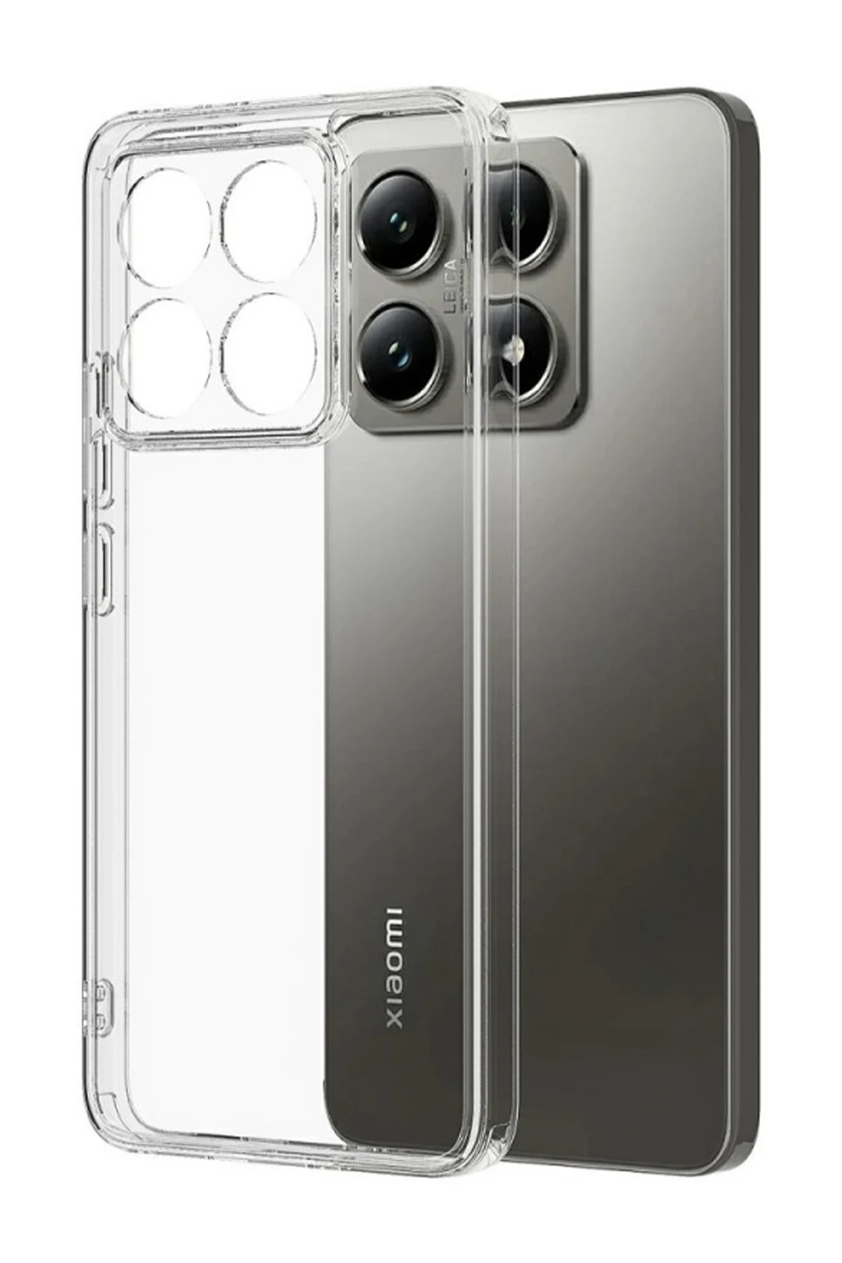 Newface Xiaomi Mi 15T Lüx Şeffaf Silikon - Şeffaf
