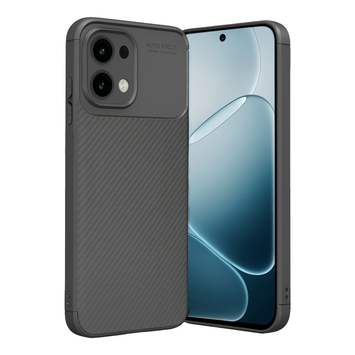 Newface Oppo A6 Pro 4G Auto Focus Karbon Kapak - Gri — görsel 7