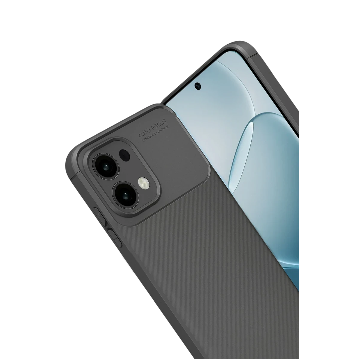 Newface Oppo A6 Pro 4G Auto Focus Karbon Kapak - Gri — görsel 5