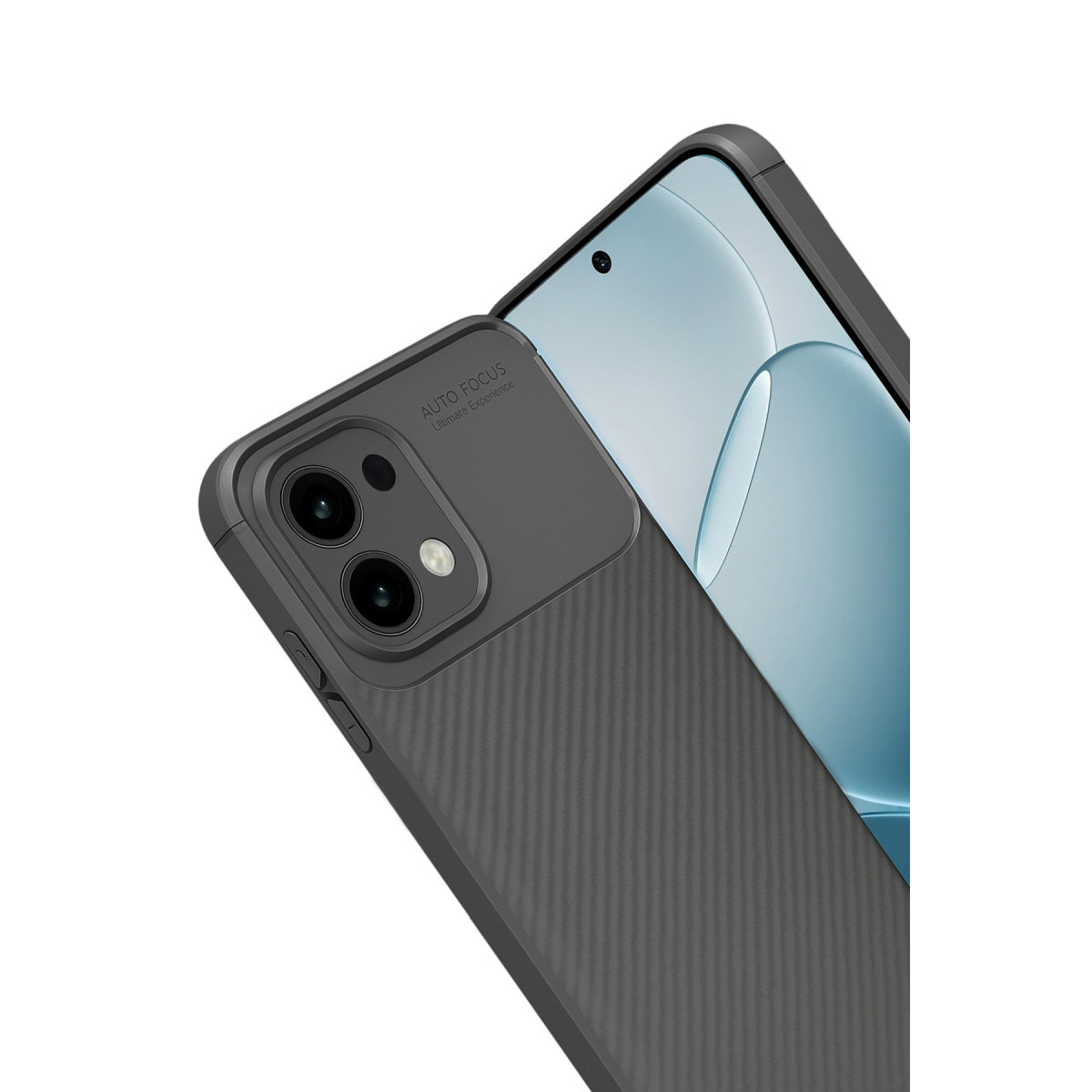 Newface Oppo A6 Pro 4G Auto Focus Karbon Kapak - Gri — görsel 8