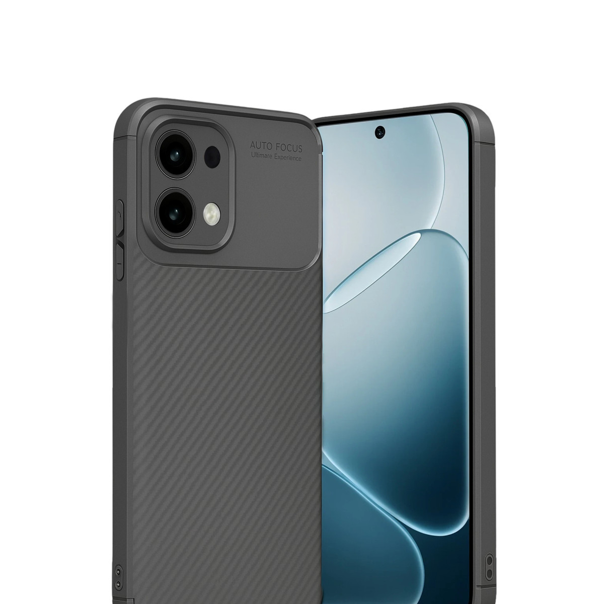 Newface Oppo A6 Pro 4G Auto Focus Karbon Kapak - Gri — görsel 9