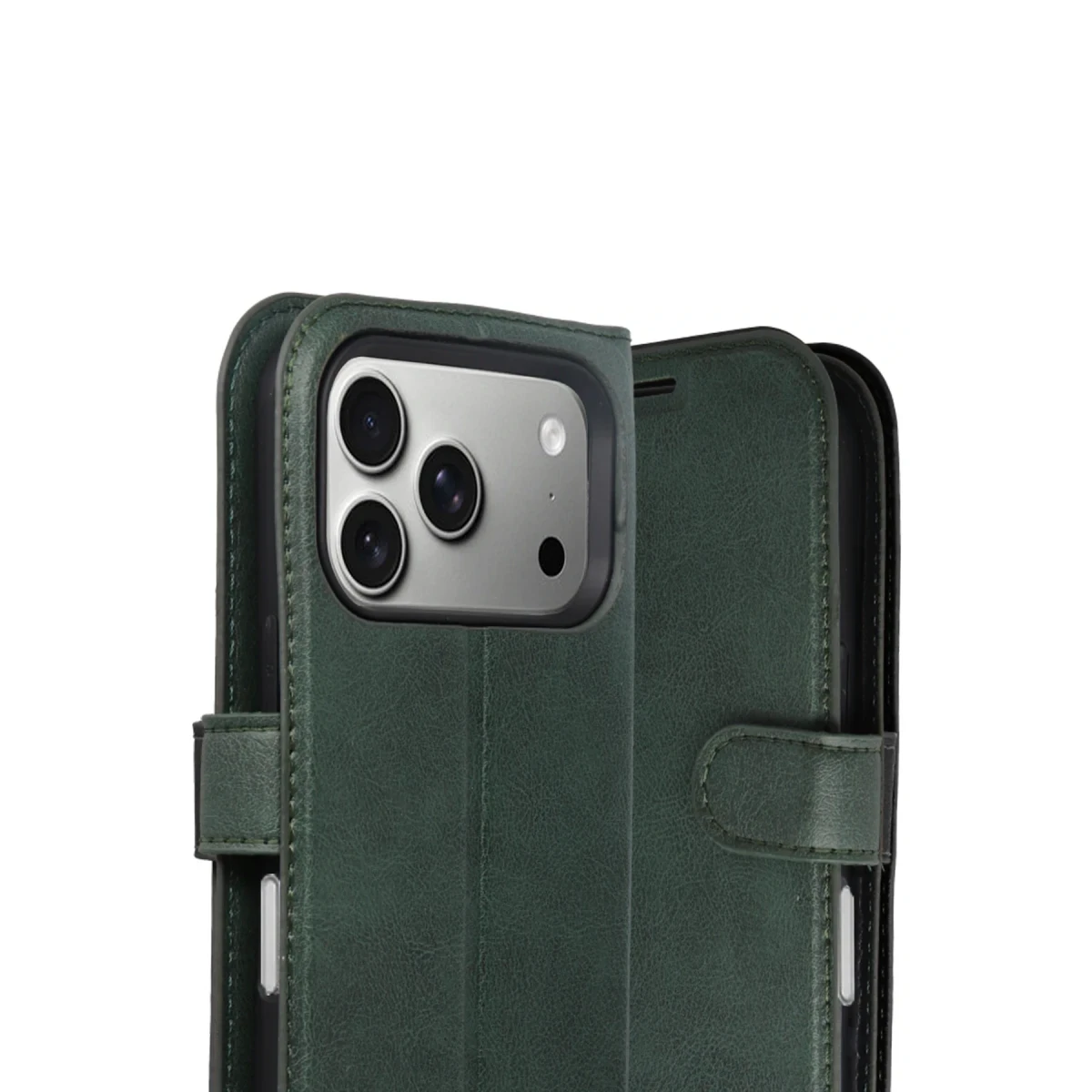 Newface Apple iPhone 17 Pro Max Trend S Plus Kapaklı Kılıf - Yeşil