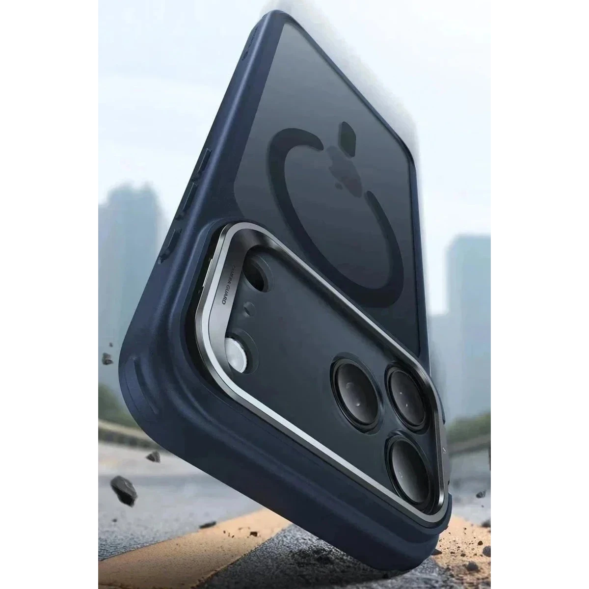 ESR Apple iPhone 17 Pro Classic Hybrid Magsafe Standlı Kapak - Buzlu Siyah