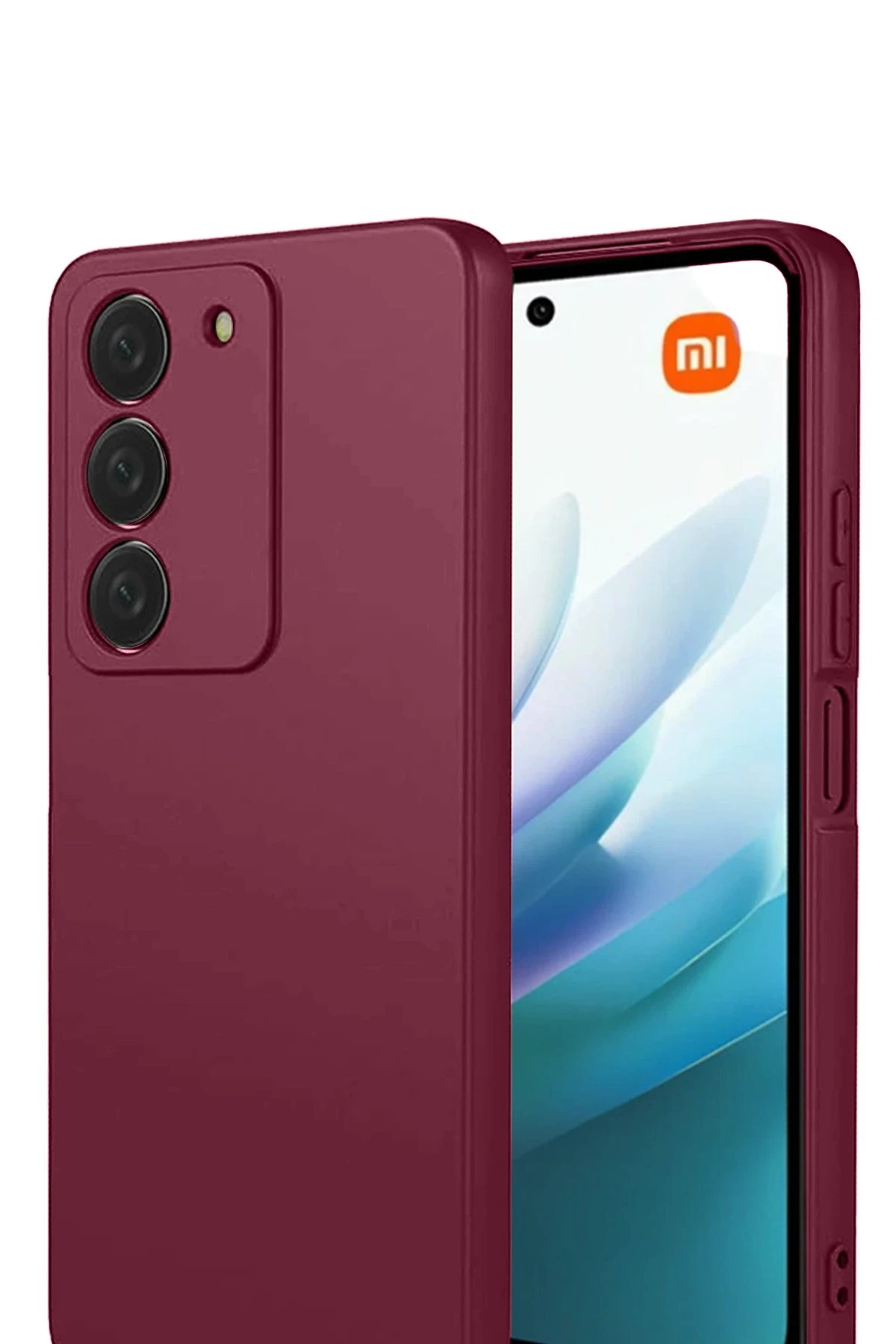 Newface Xiaomi Redmi 15 4G First Silikon - Bordo — görsel 2