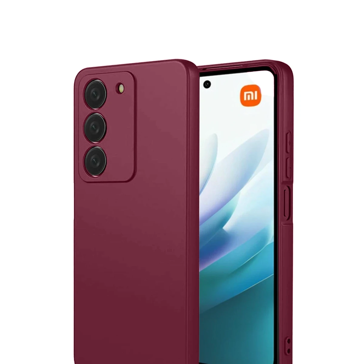 Newface Xiaomi Redmi 15 4G First Silikon - Bordo — görsel 5