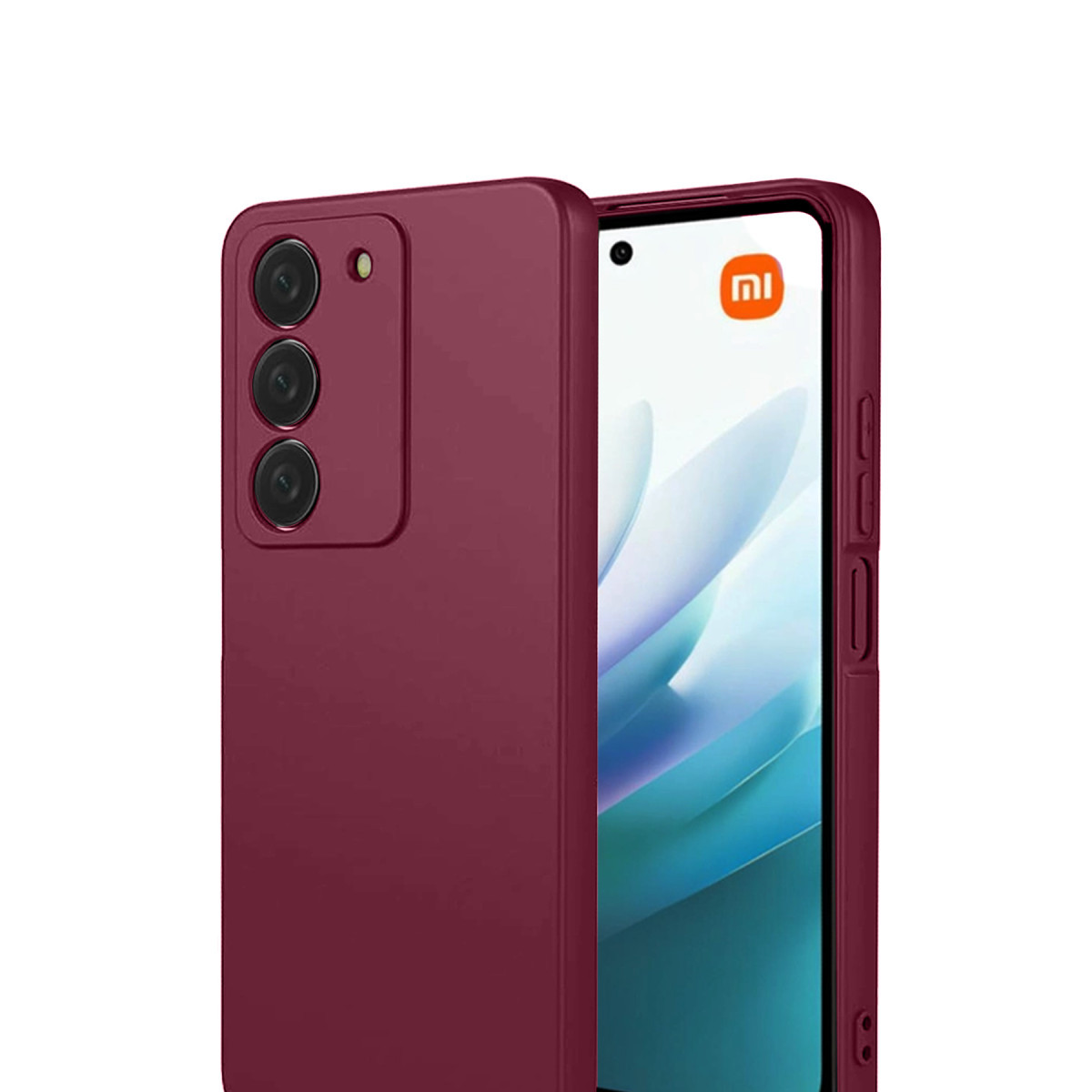 Newface Xiaomi Redmi 15 4G First Silikon - Bordo — görsel 8