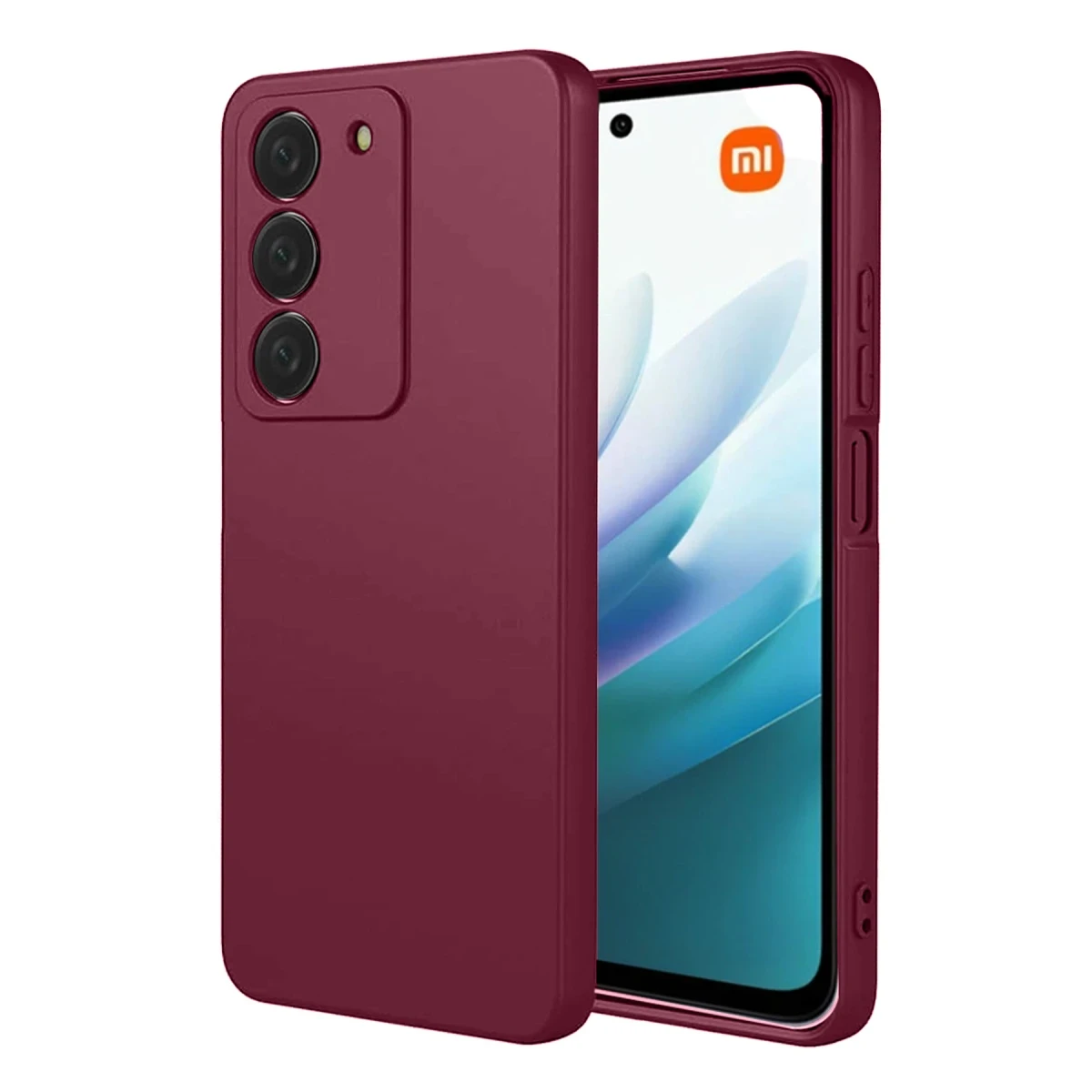 Newface Xiaomi Redmi 15 4G First Silikon - Bordo — görsel 4