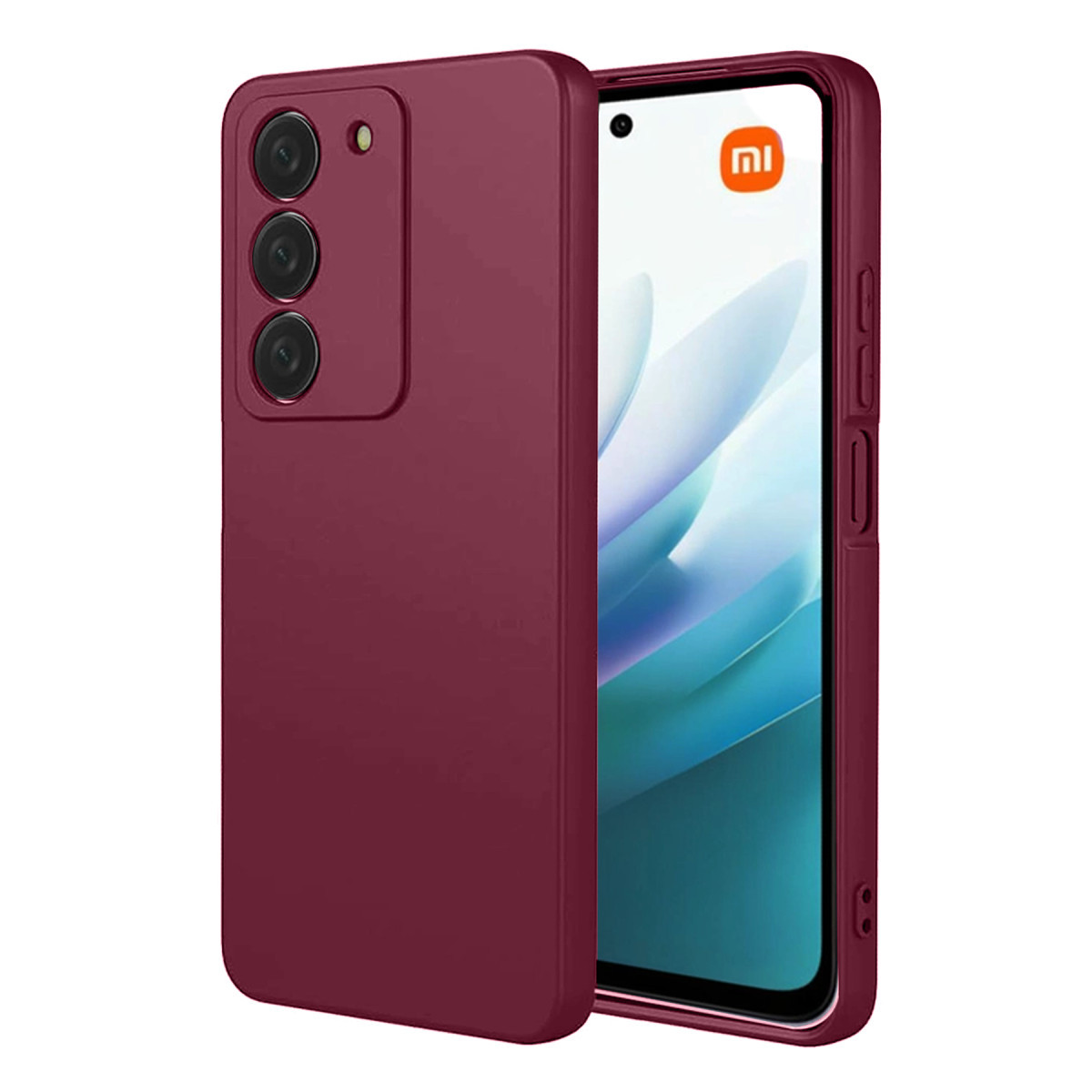 Newface Xiaomi Redmi 15 4G First Silikon - Bordo — görsel 7