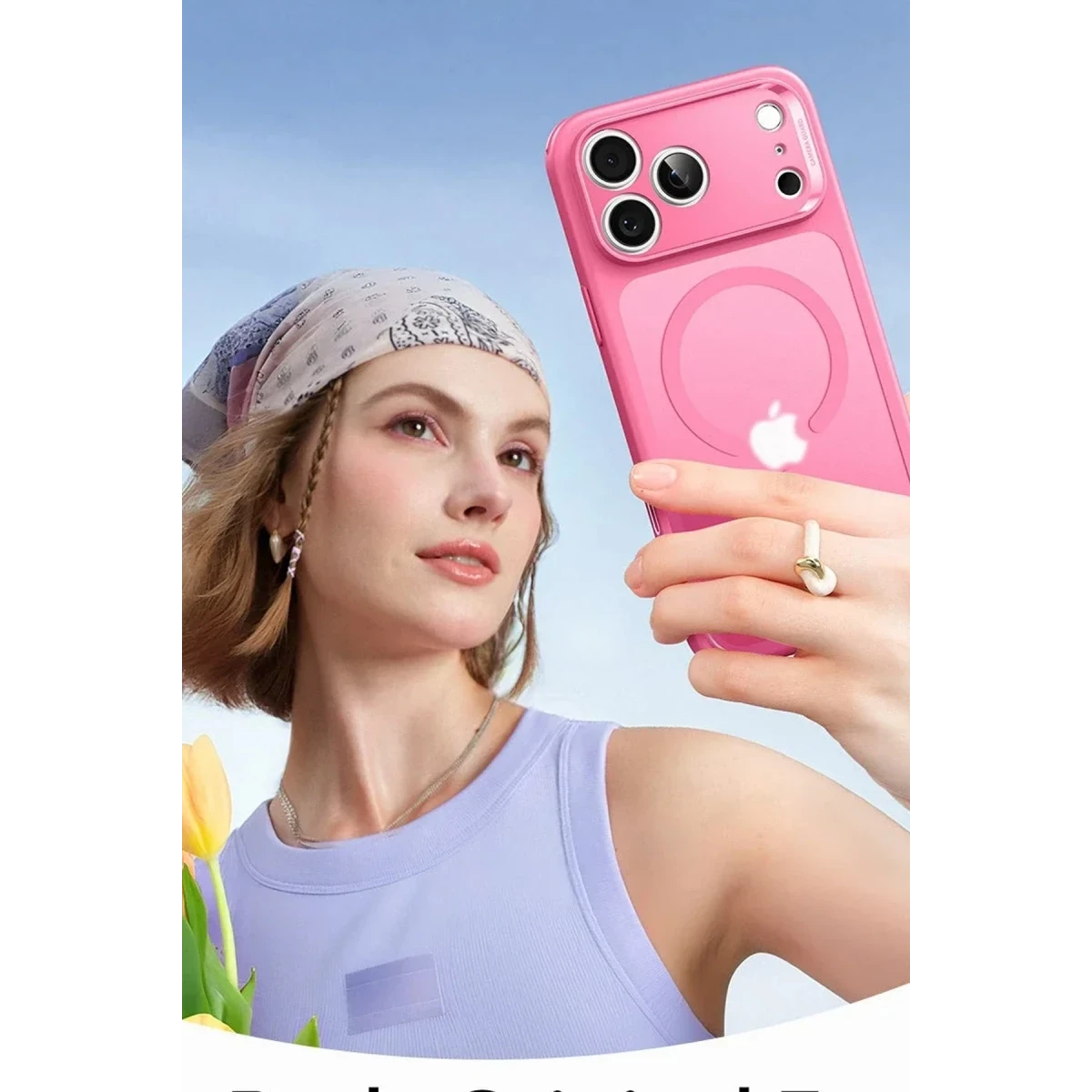 ESR Apple iPhone 17 Pro Classic Hybrid Magsafe Kapak - Pembe