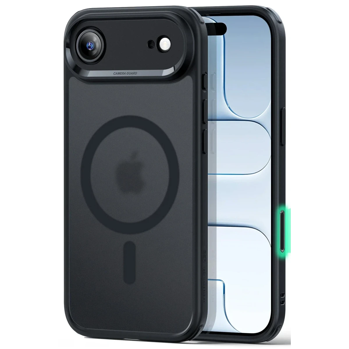 ESR Apple iPhone 17 Air Classic Hybrid Magsafe Kapak - Buzlu Siyah