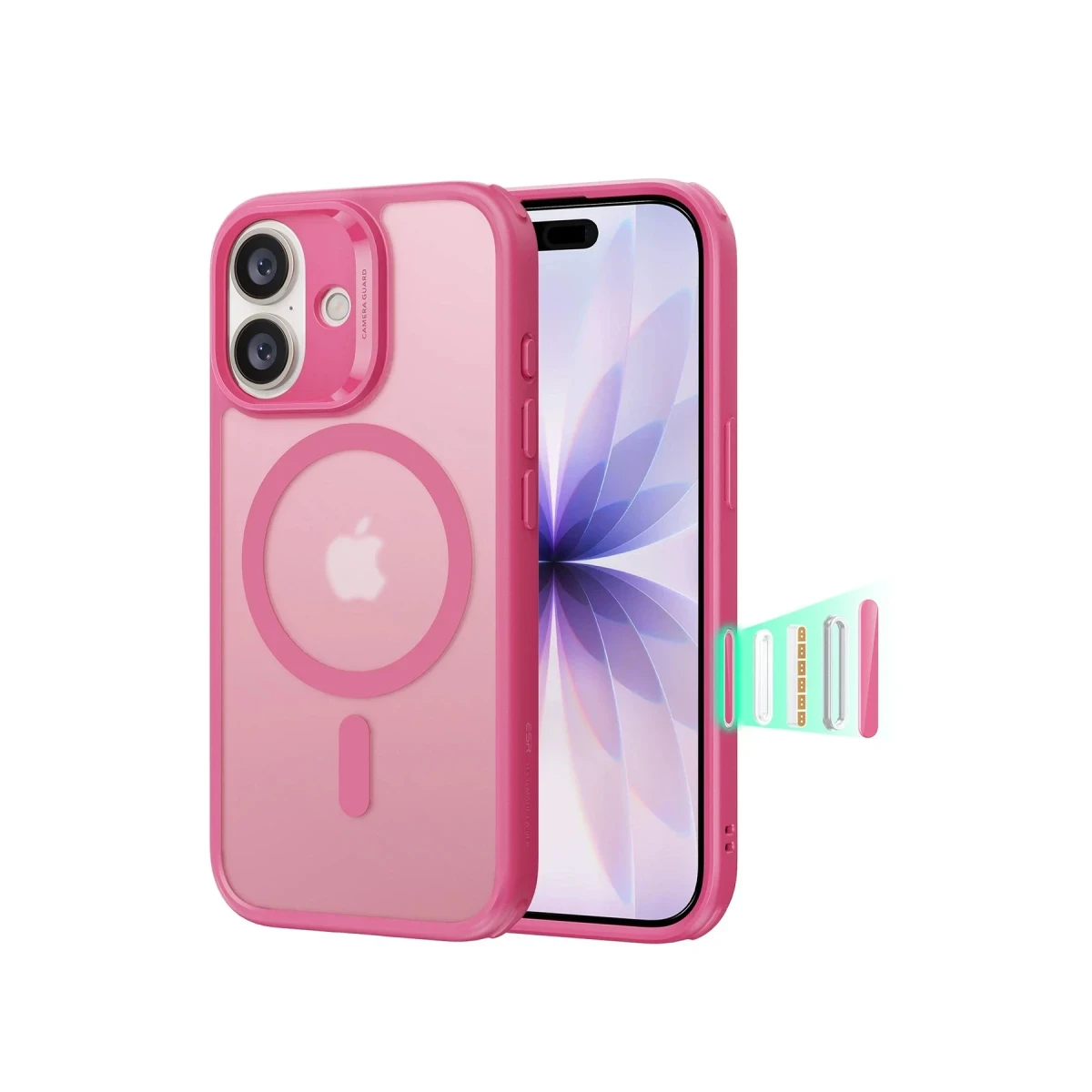 ESR Apple iPhone 17 Classic Hybrid Magsafe Kapak - Pembe
