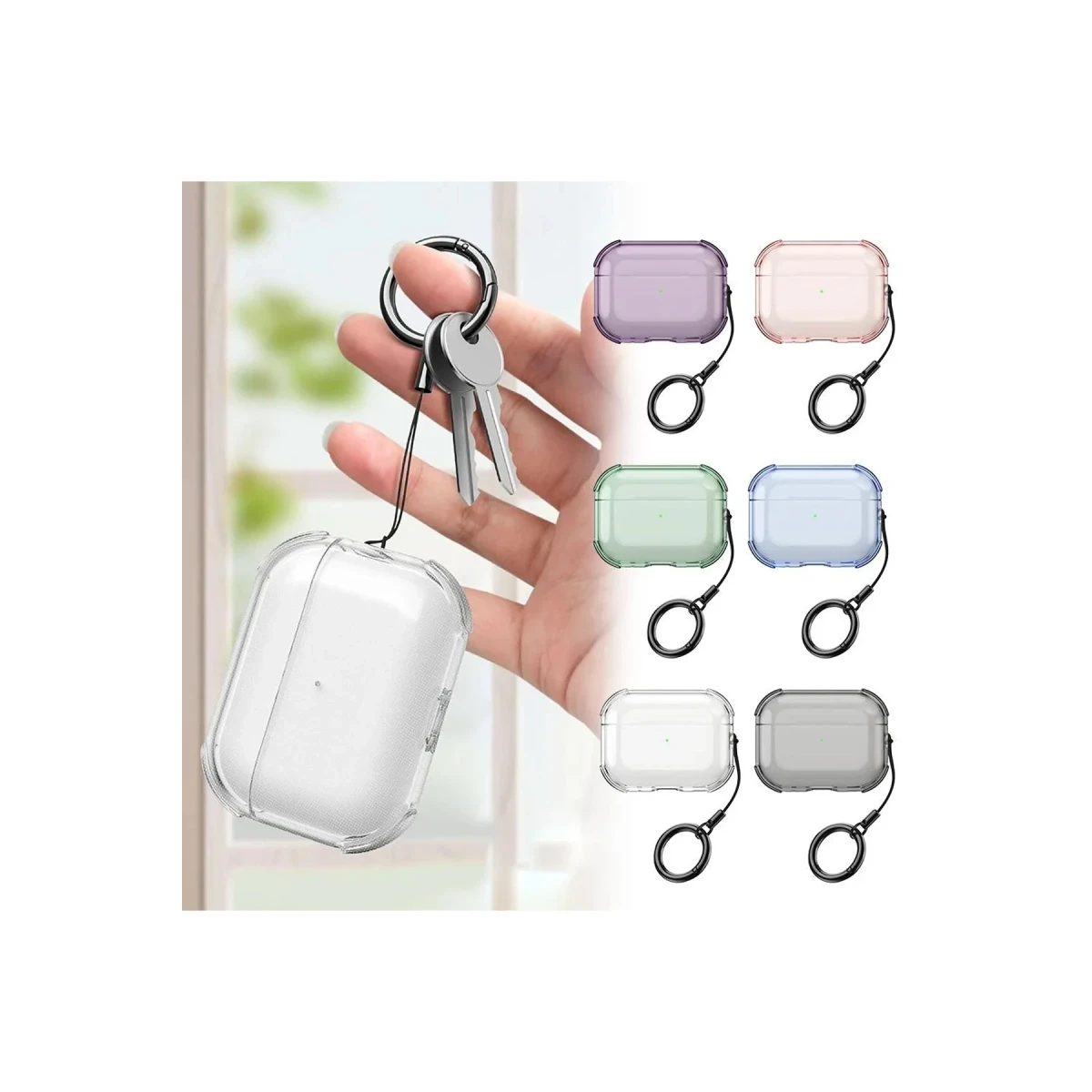 Newface Apple Airpods Pro 3 (3.nesil) Showy Kılıf - Siyah — görsel 5