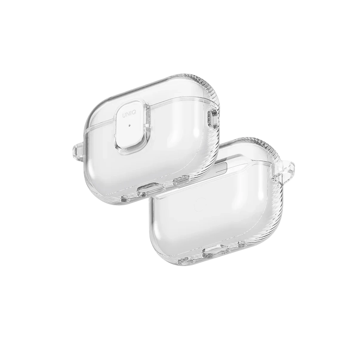 Uniq Apple Airpods Pro 3 (3.nesil) Glase Pro Kilitli Kılıf - Şeffaf