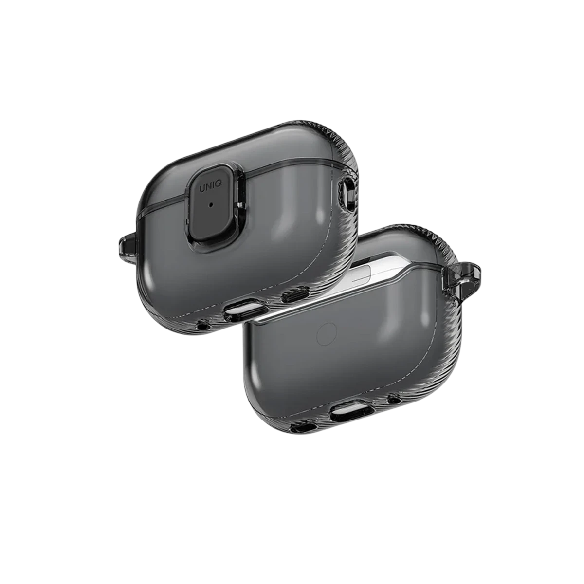 Uniq Apple Airpods Pro 3 (3.nesil) Glase Pro Kilitli Kılıf - Füme