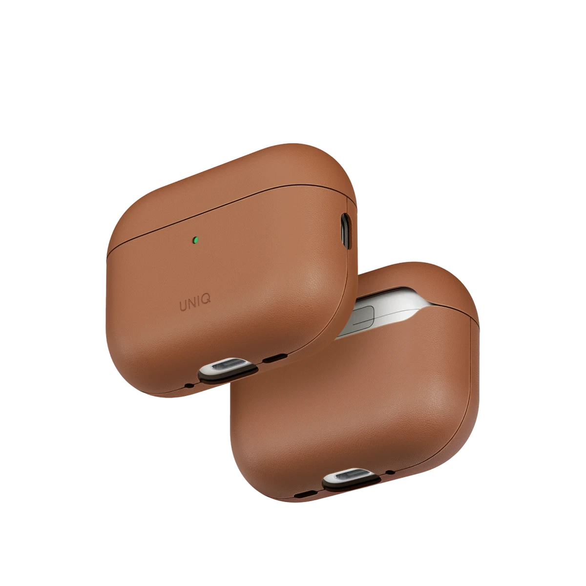 Uniq Apple Airpods Pro 3 (3.nesil) Lyden Vex Deri Kılıf - Karamel