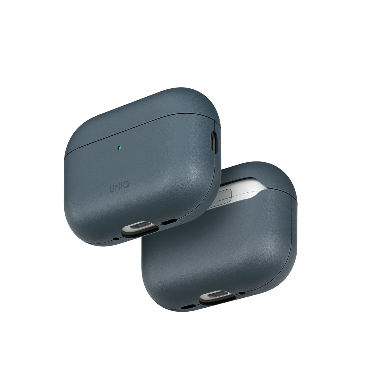 Uniq Apple Airpods Pro 3 (3.nesil) Lyden Vex Deri Kılıf - Mavi