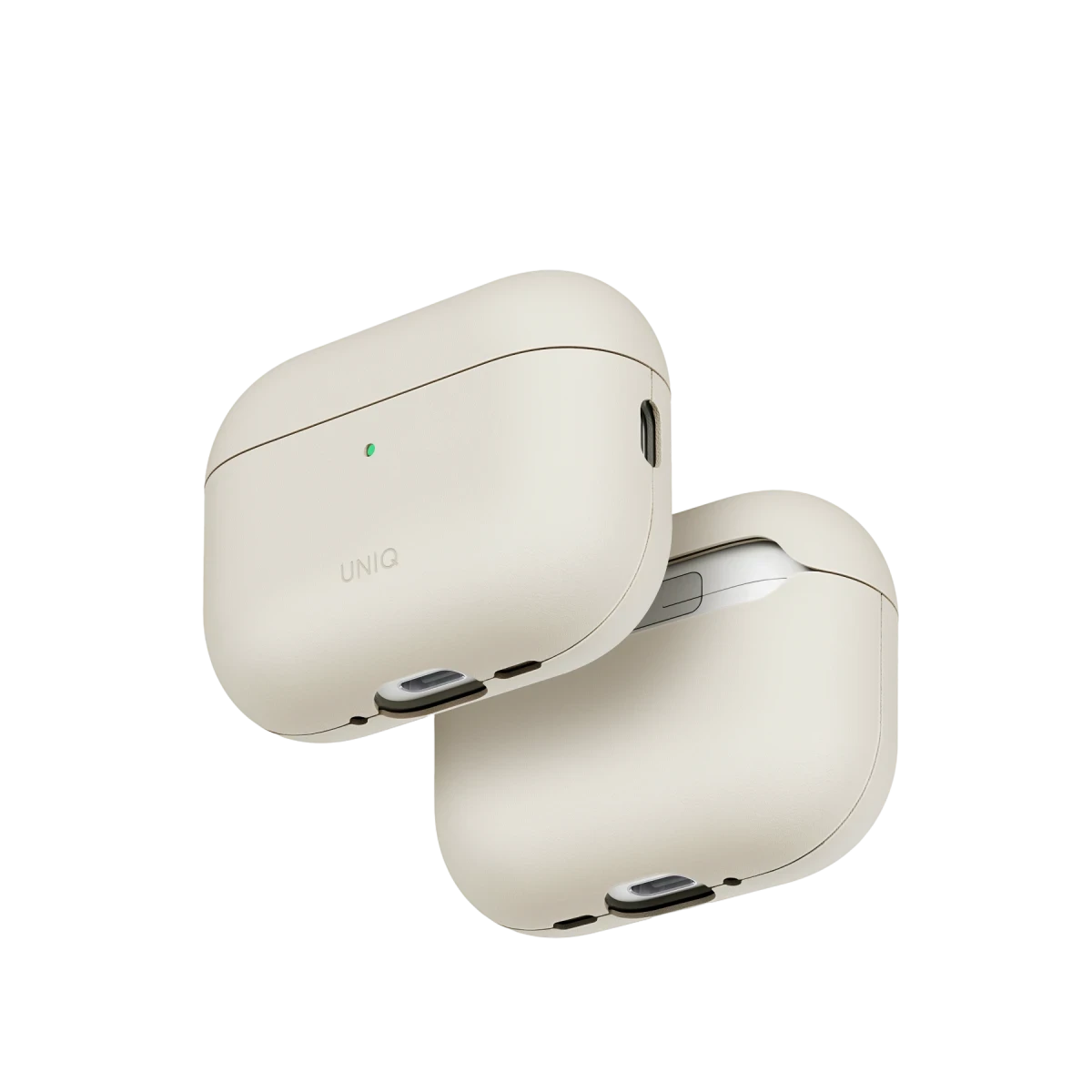 Uniq Apple Airpods Pro 3 (3.nesil) Lyden Vex Deri Kılıf - Gri