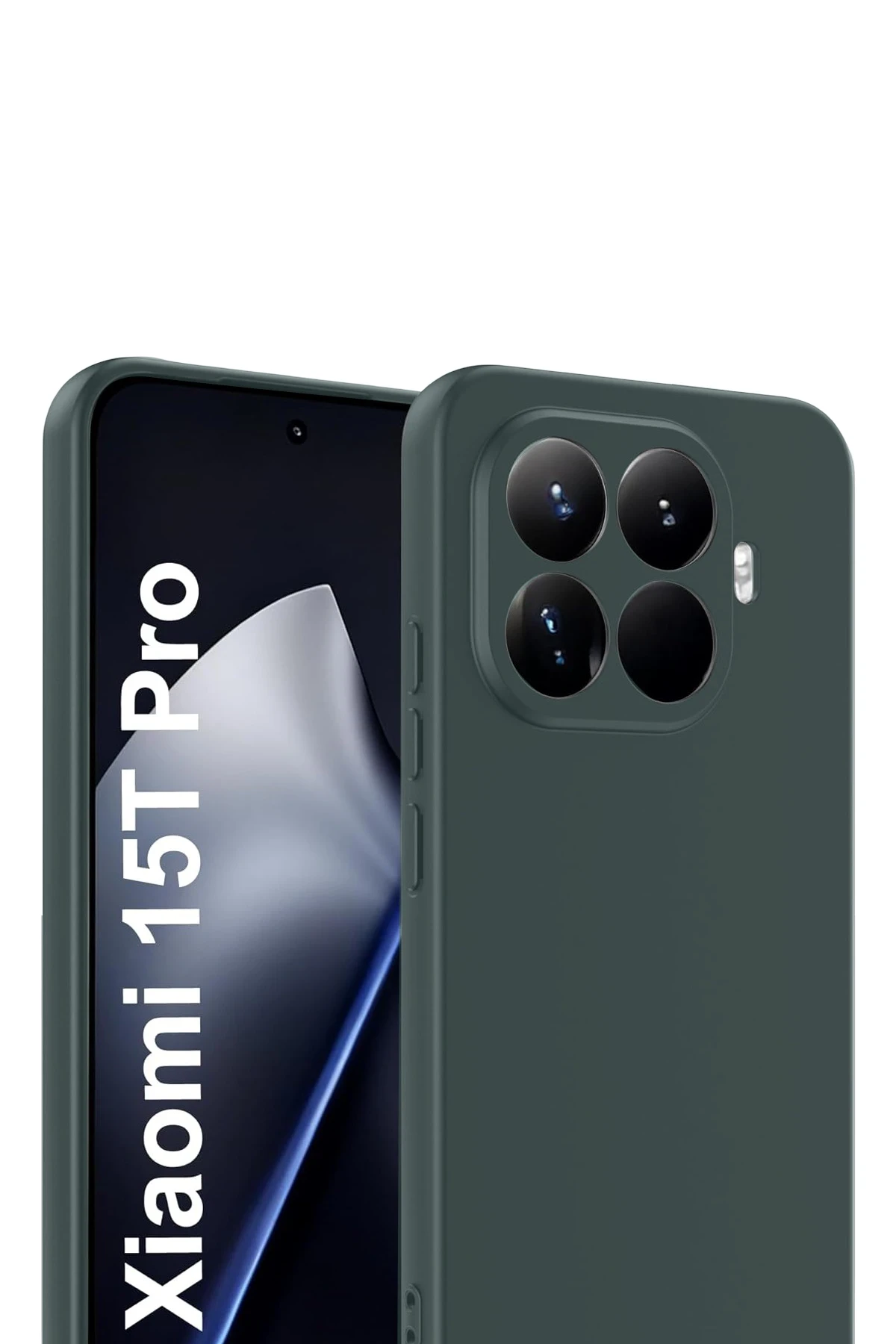 Newface Xiaomi Mi 15T Pro First Silikon - Koyu Yeşil