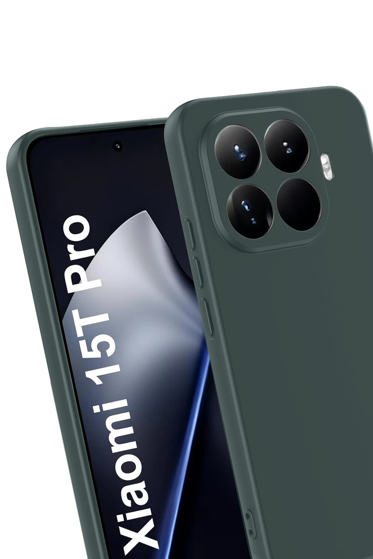 Newface Xiaomi Mi 15T Pro First Silikon - Koyu Yeşil