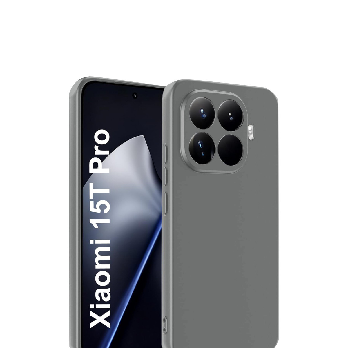 Newface Xiaomi Mi 15T Pro First Silikon - Gri — görsel 8