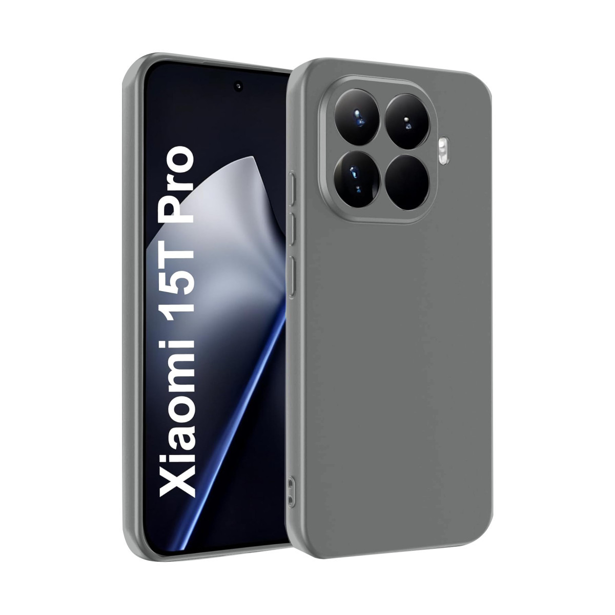 Newface Xiaomi Mi 15T Pro First Silikon - Gri — görsel 7