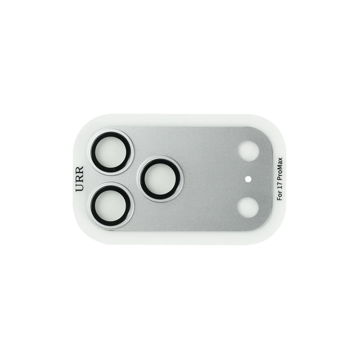URR Apple iPhone 17 Pro Max Fans Series Full Alloy Kamera Lens Koruyucu - Gümüş