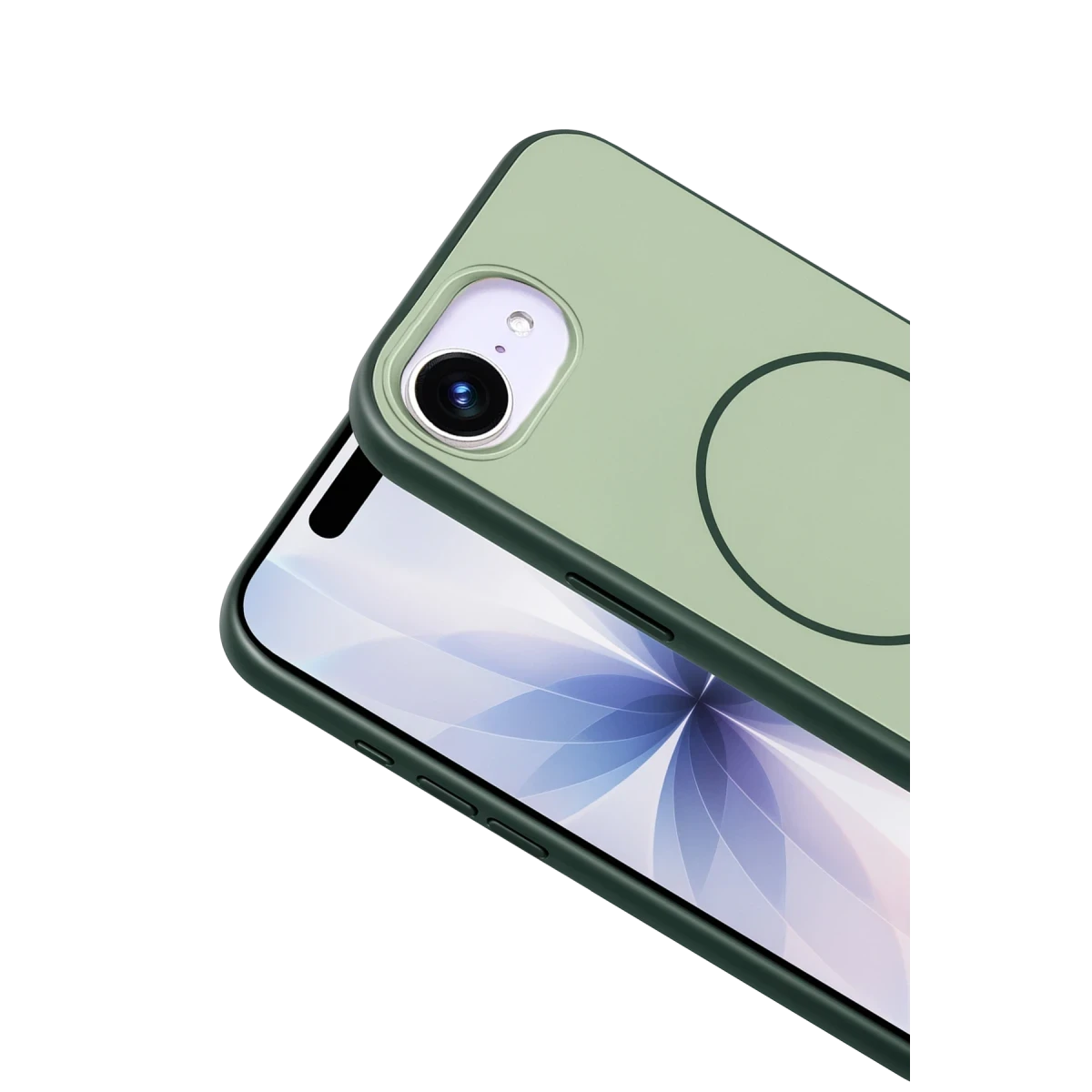 Joko Apple iPhone 16E Neva Magsafe Kapak - Koyu Yeşil