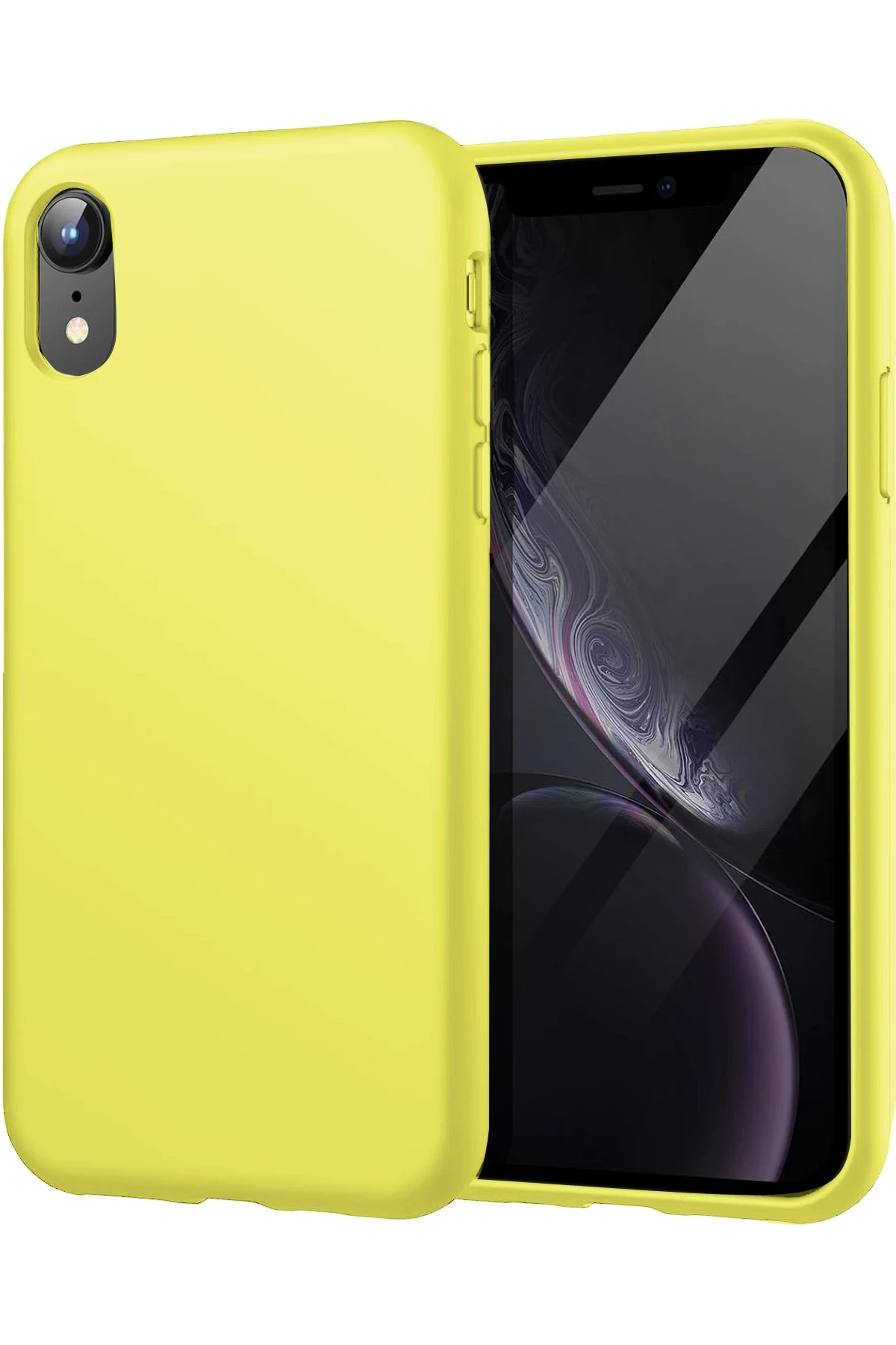Newface iPhone XR Kılıf First Silikon - Parlak Yeşil