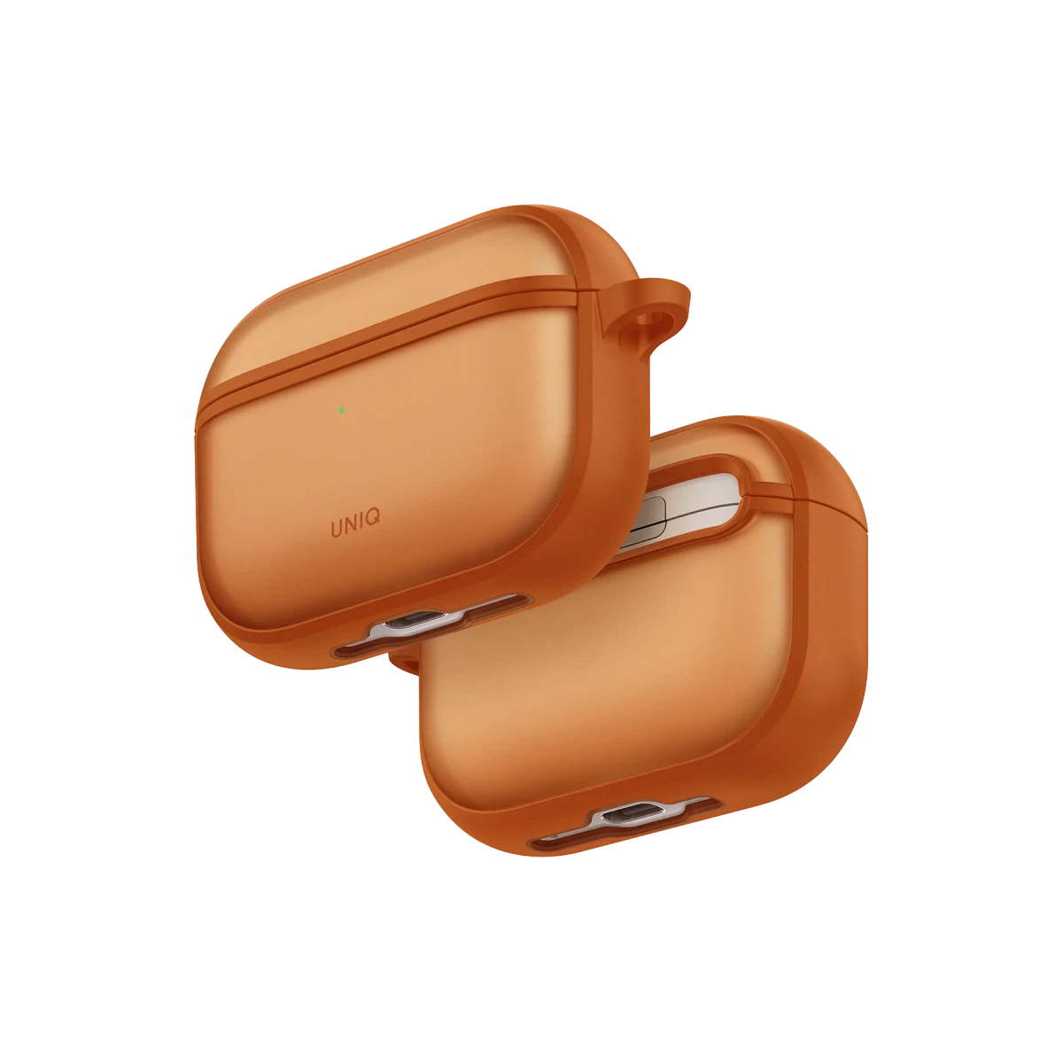 Uniq Apple Airpods Pro 3 (3.nesil) Veren Frosted Hang Kılıf - Turuncu