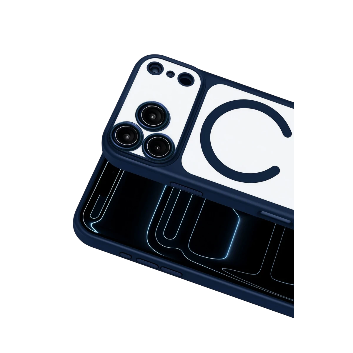 Joko Apple iPhone 17 Pro Max Chrome Magsafe Kapak - Lacivert