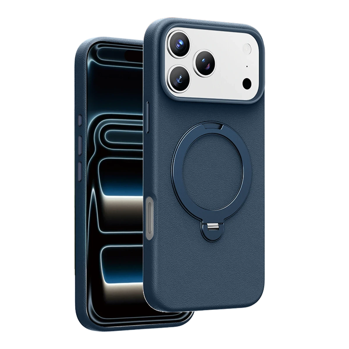 Keephone Apple iPhone 18 Pro Max/17 Pro Max Mehold Standlı Magsafe Kapak - Mavi