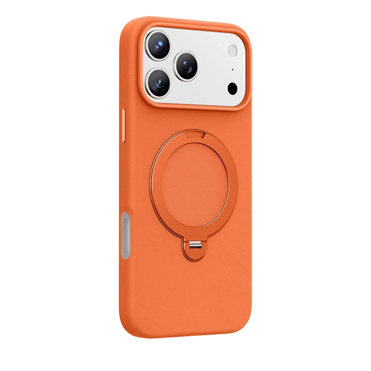 Keephone Apple iPhone 17 Pro Mehold Standlı Magsafe Kapak - Turuncu