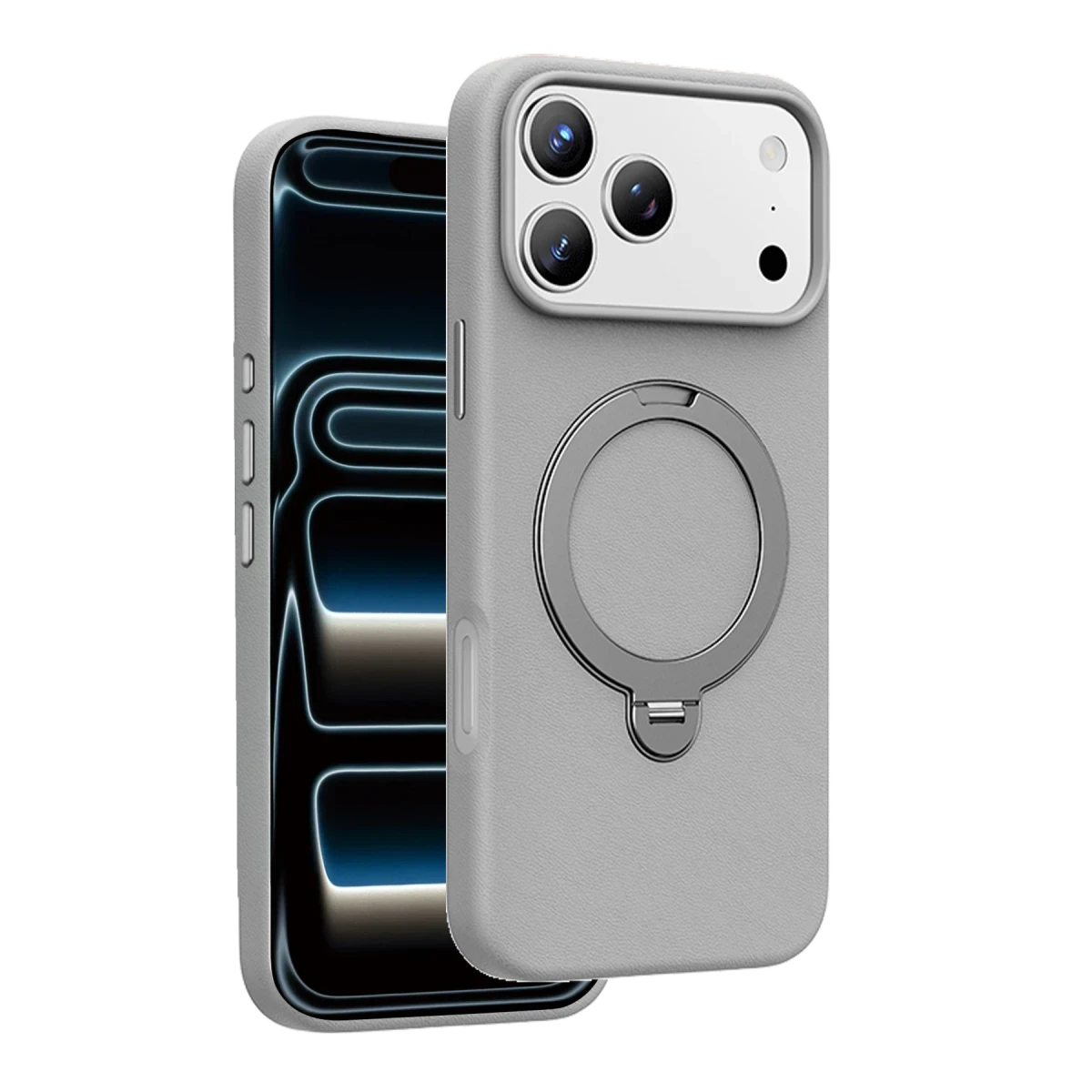 Keephone Apple iPhone 18 Pro/17 Pro Mehold Standlı Magsafe Kapak - Gri