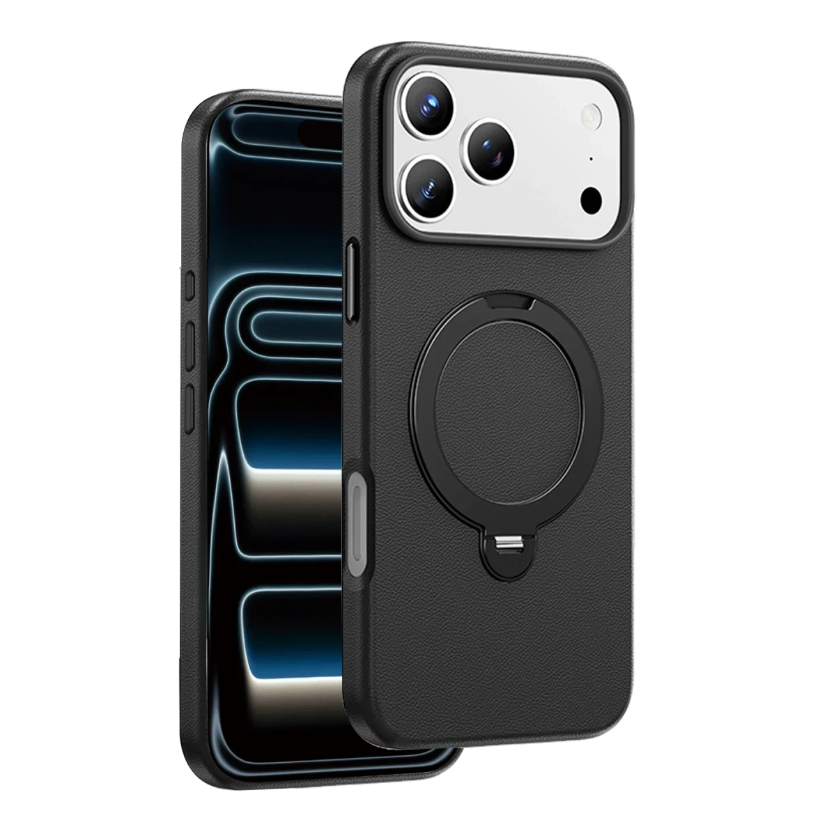 Keephone Apple iPhone 18 Pro/17 Pro Mehold Standlı Magsafe Kapak - Siyah