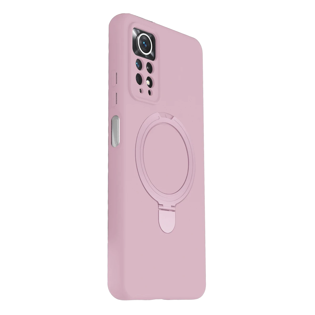 Newface Xiaomi Redmi Note 12 Pro 4G Regal Magsafe Standlı Kapak - Açık Pembe — görsel 6