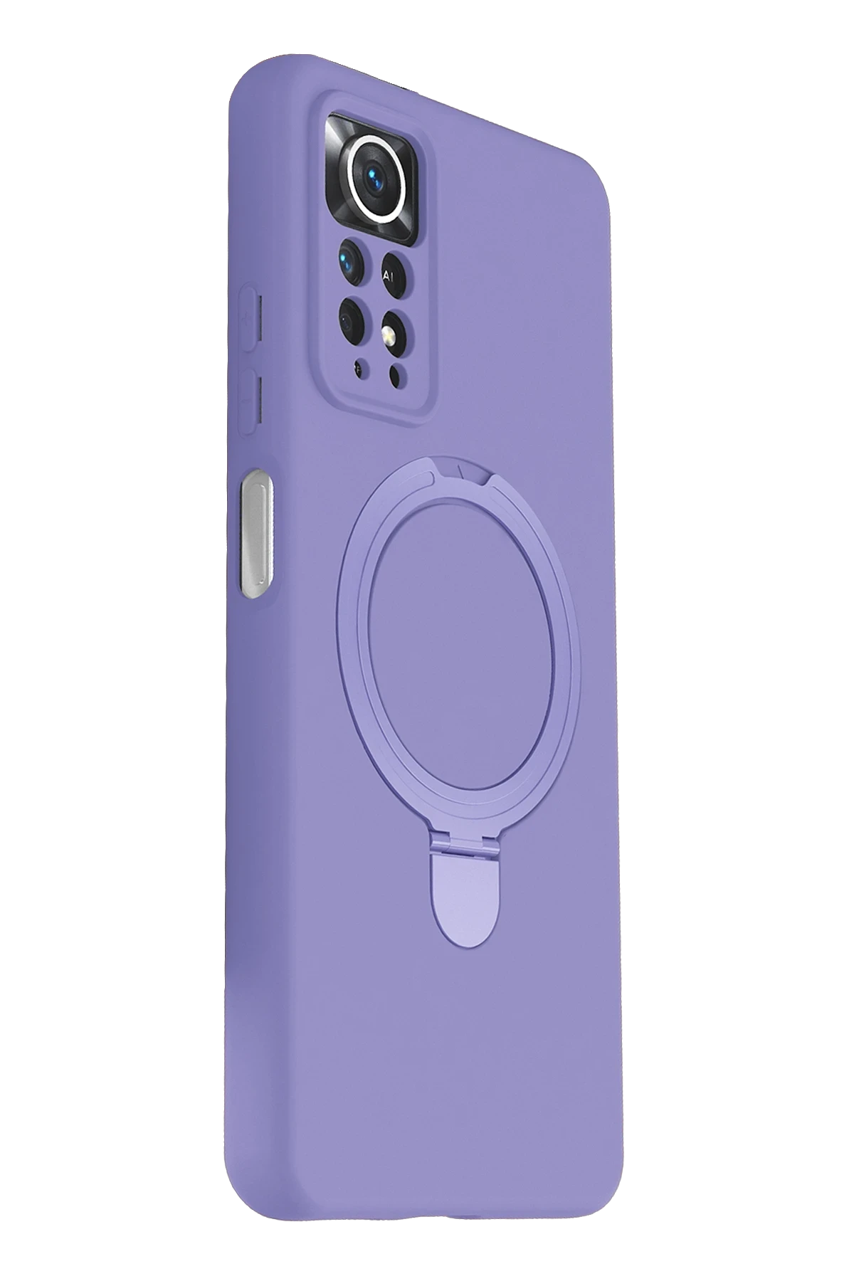 Newface Xiaomi Redmi Note 12 Pro 4G Regal Magsafe Standlı Kapak - Lila