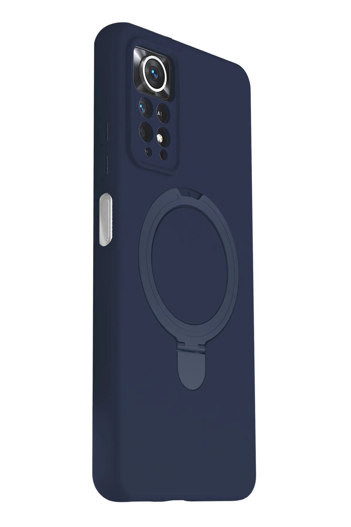 Newface Xiaomi Redmi Note 12 Pro 4G Regal Magsafe Standlı Kapak - Lacivert