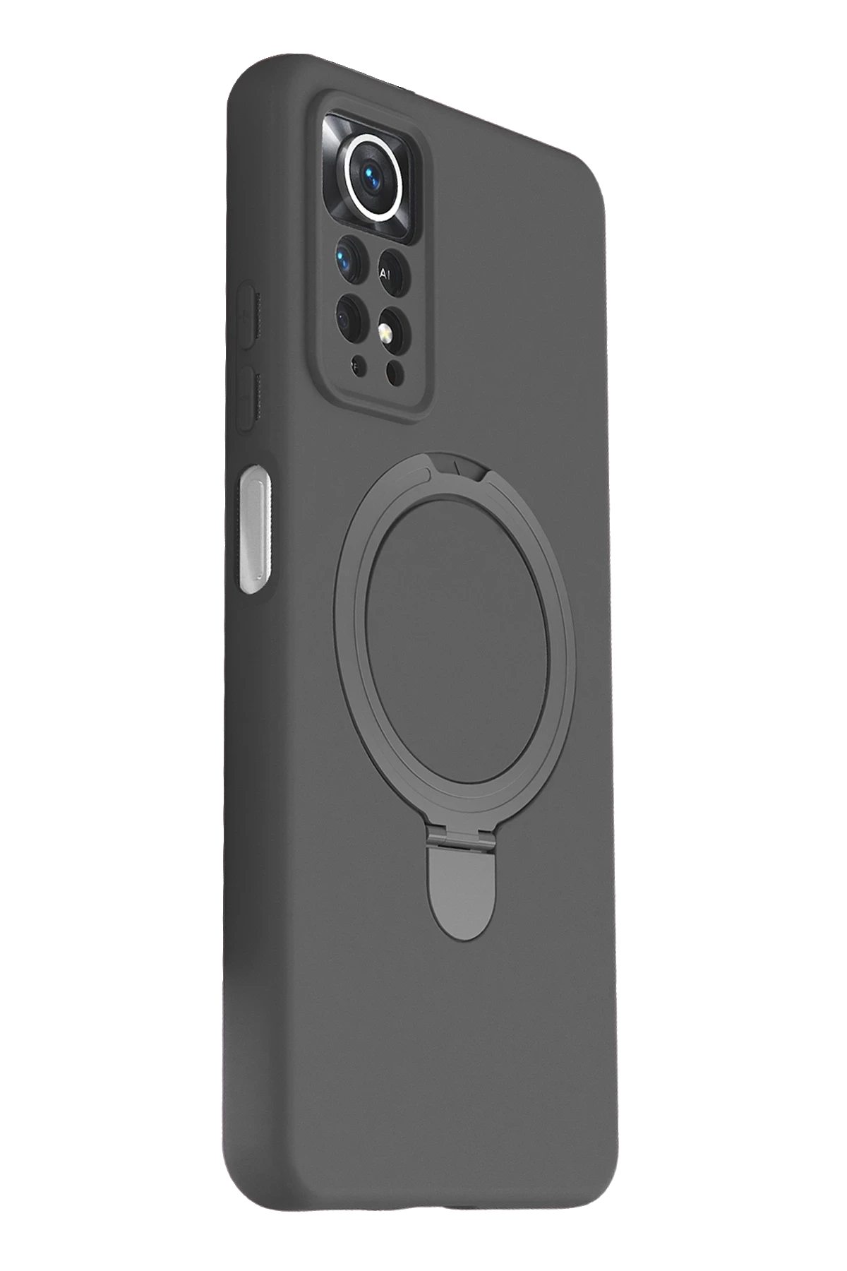 Newface Xiaomi Redmi Note 12 Pro 4G Regal Magsafe Standlı Kapak - Titan Gri
