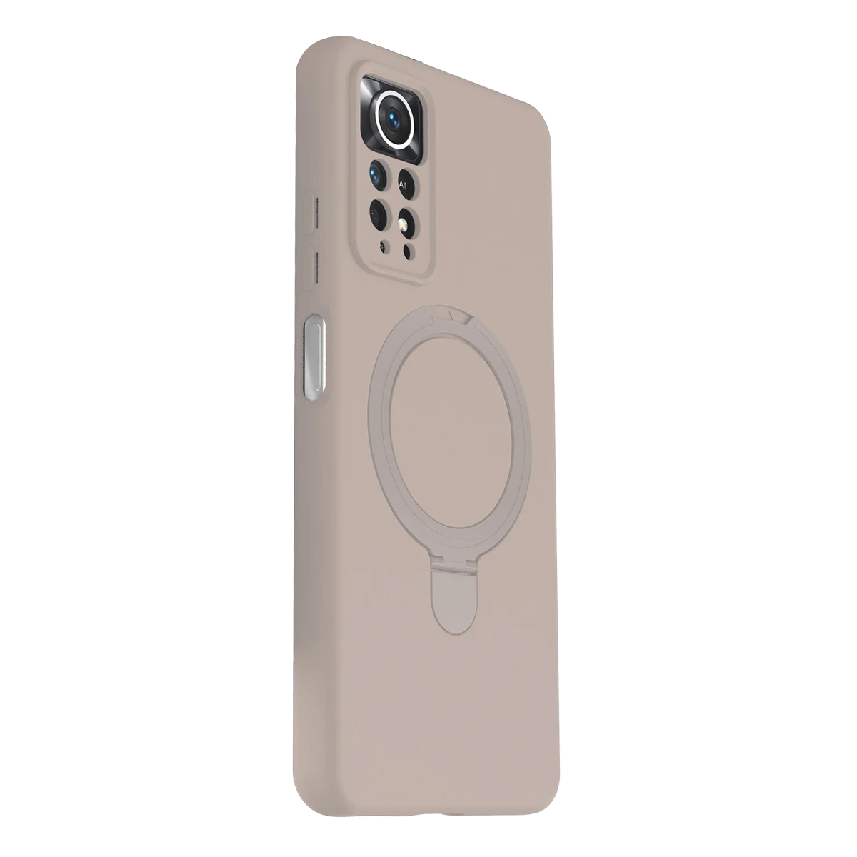 Xiaomi Redmi Note 12 Pro 4G Regal Magsafe Standlı Kapak - Çöl Titanyum