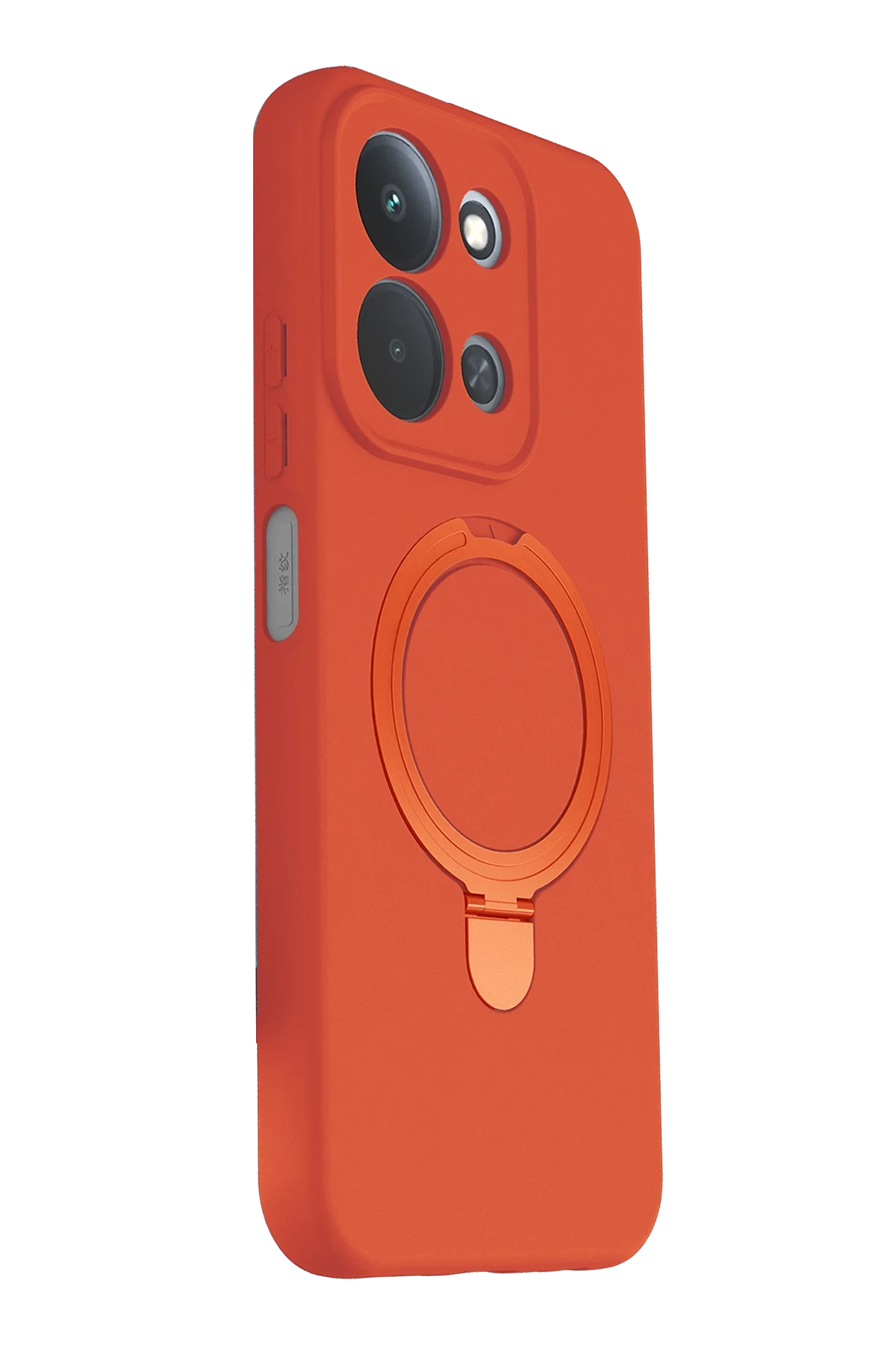 Newface Xiaomi Redmi 15C 4G Regal Magsafe Standlı Kapak - Turuncu