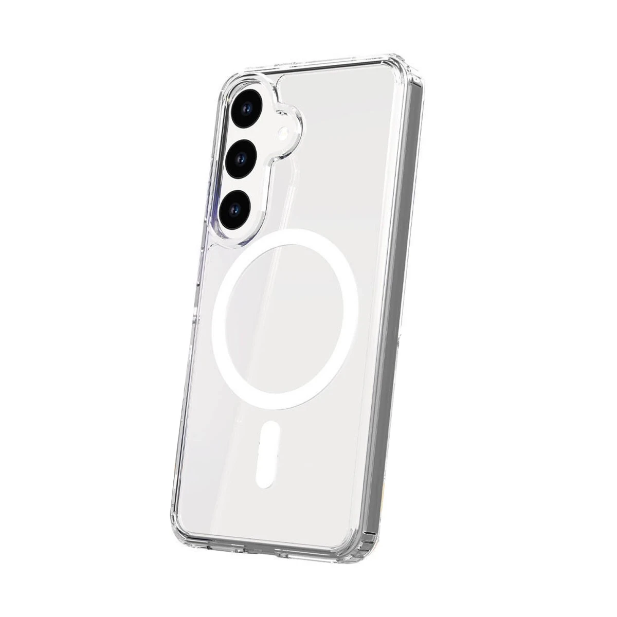 Newface Samsung Galaxy S25 FE Kılıf Magneticsafe Şeffaf Silikon - Şeffaf — görsel 4